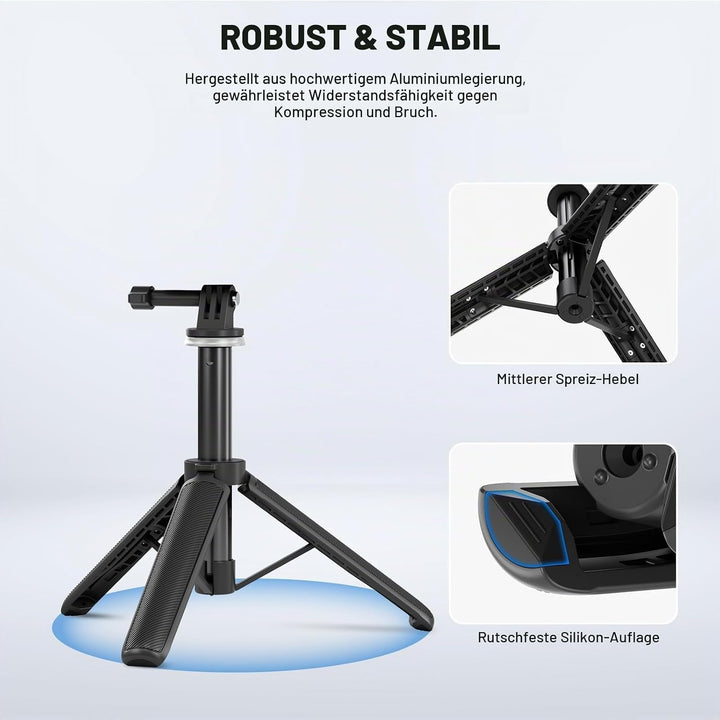 NEEWER Basic Selfie Stick Stativ für DSLR Actioncams &amp; Webcams Mini Vlogging Tischstativ kompatibel