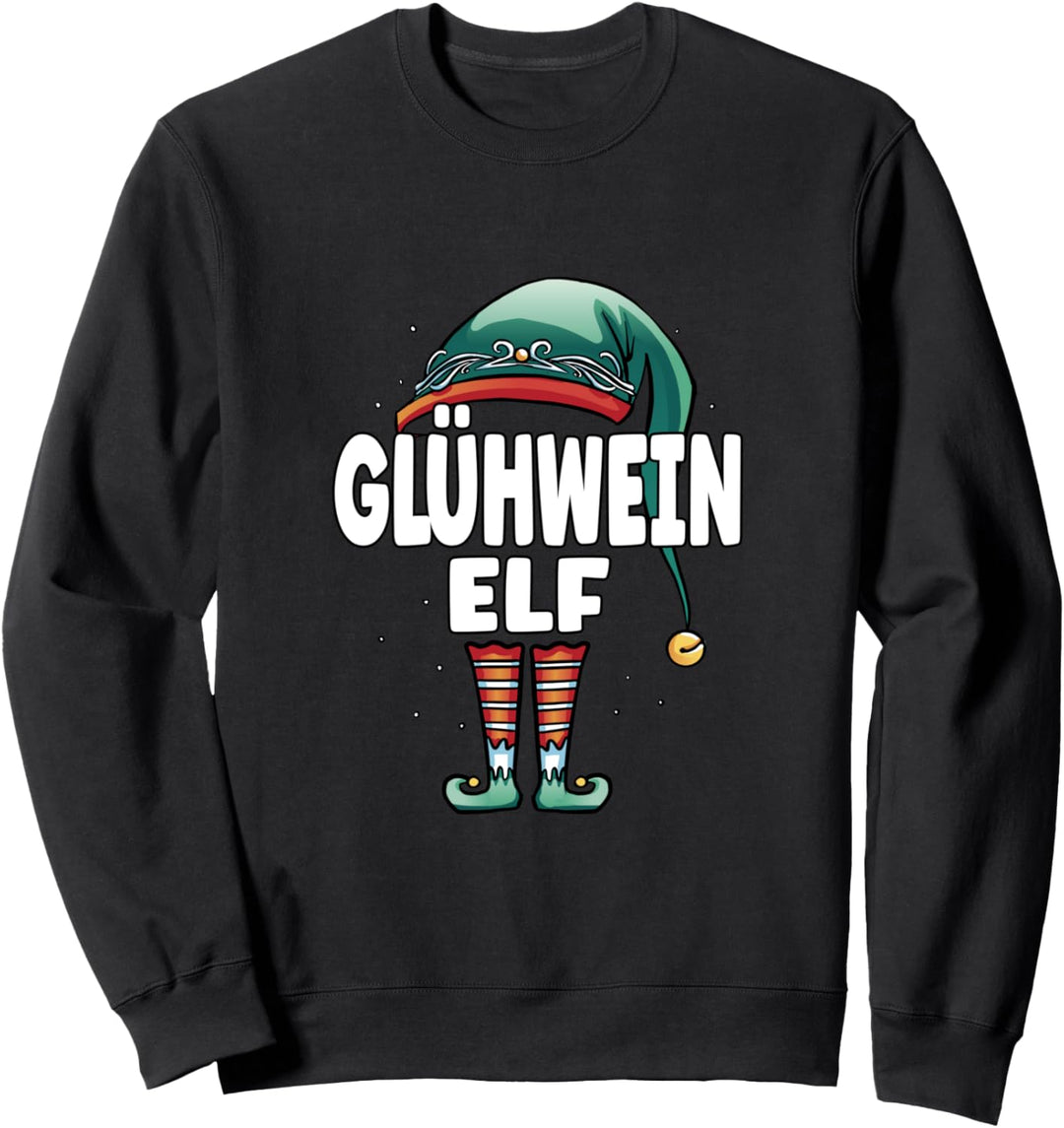 Glühwein Elf Partner Look Familie Outfit Weihnachten Sweatshirt
