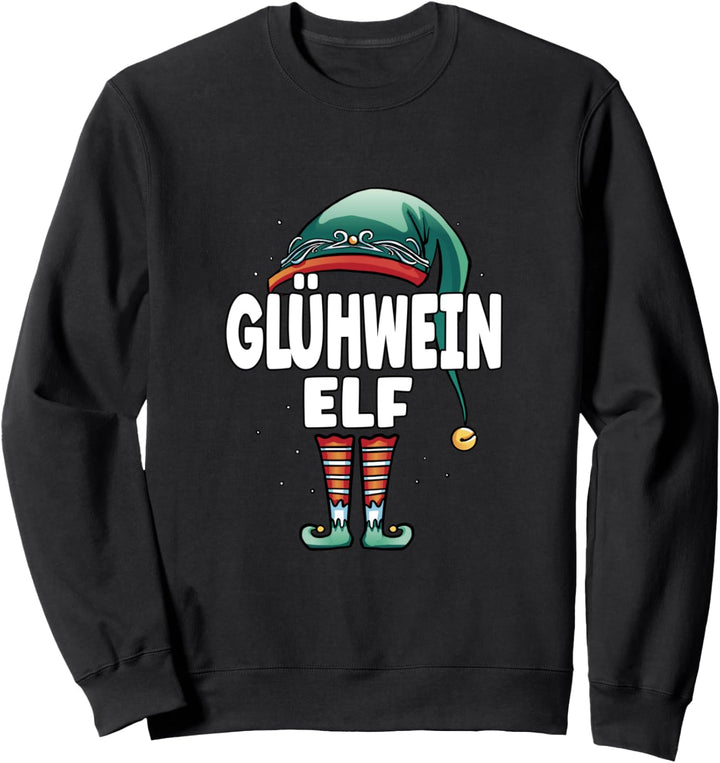 Glühwein Elf Partner Look Familie Outfit Weihnachten Sweatshirt