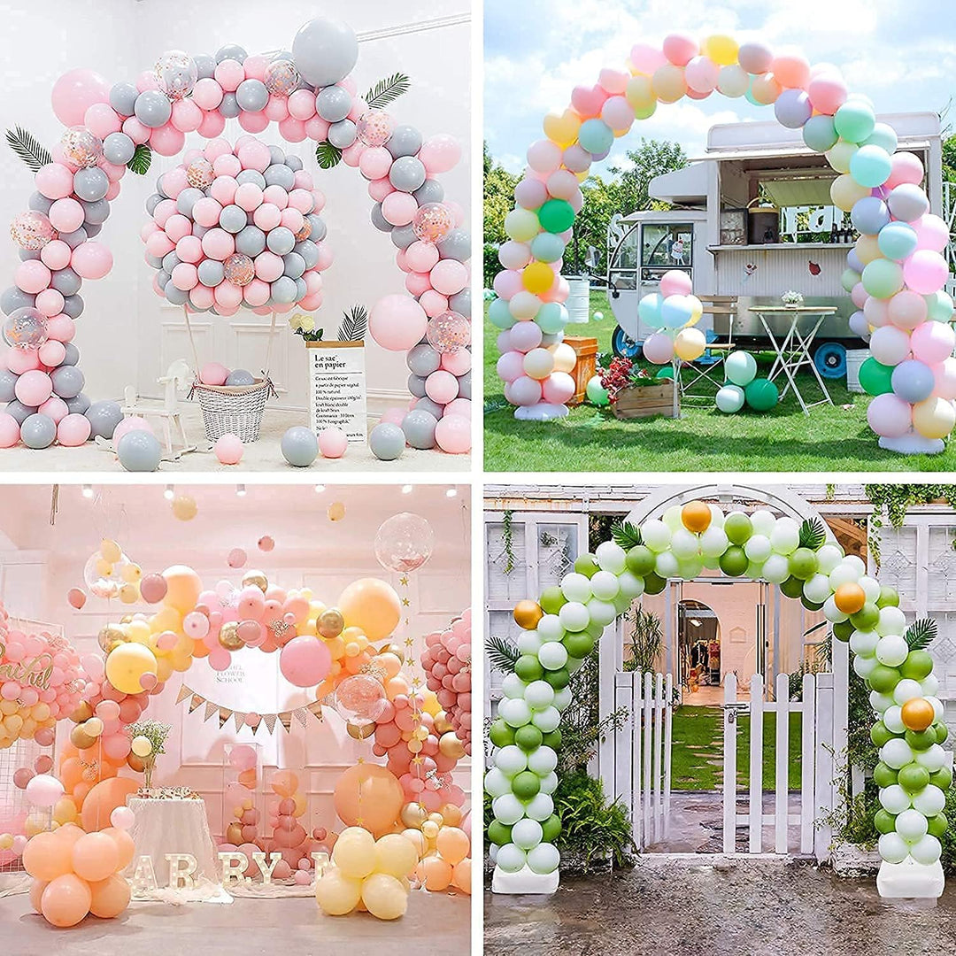 68PCS Weisse Ballonbogen-Kit,Tisch Luftballon Bogen Kit,Ballon Arch Kit,Party Dekoration Ballonbogen