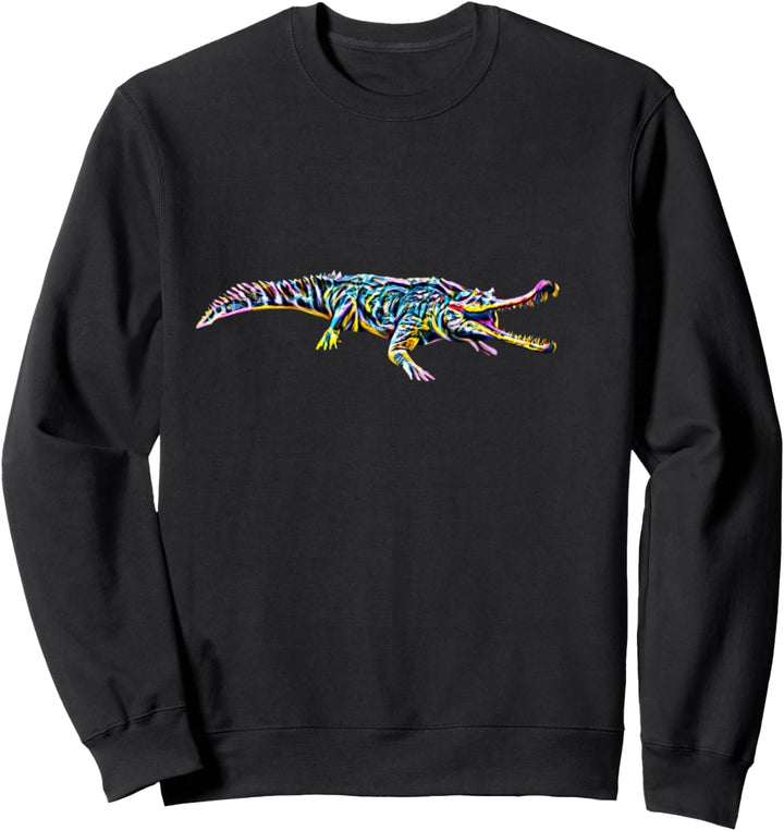 Krokodil Alligator Reptilien Sweatshirt