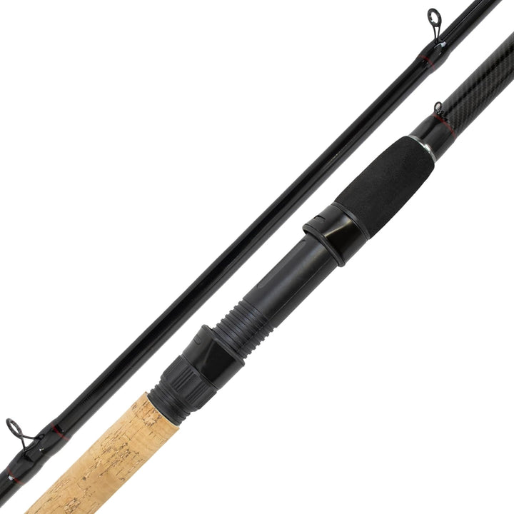 Roy Fishers Feeder Edition - Professionelle Feederrute mit 3 Wechselspitzen für hohe Wurfweiten und