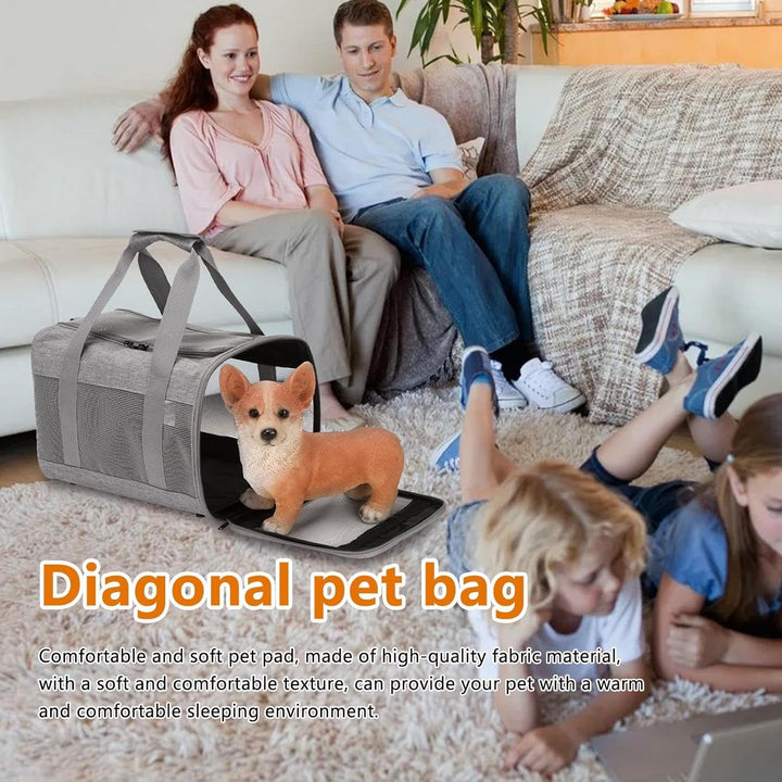 Hundetragetasche Bis 7 Kg - Katzen Tragetasche - Hunde Tasche Gassi, Faltbare Atmungsaktive Hundetra