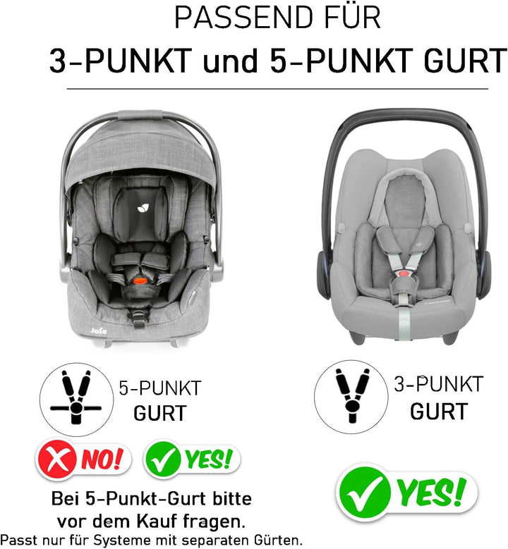 Baby Fusssack für Babyschale leicht dünn ganzjährig Übergang Frühling, Babyfusssack Übergang Frühlin