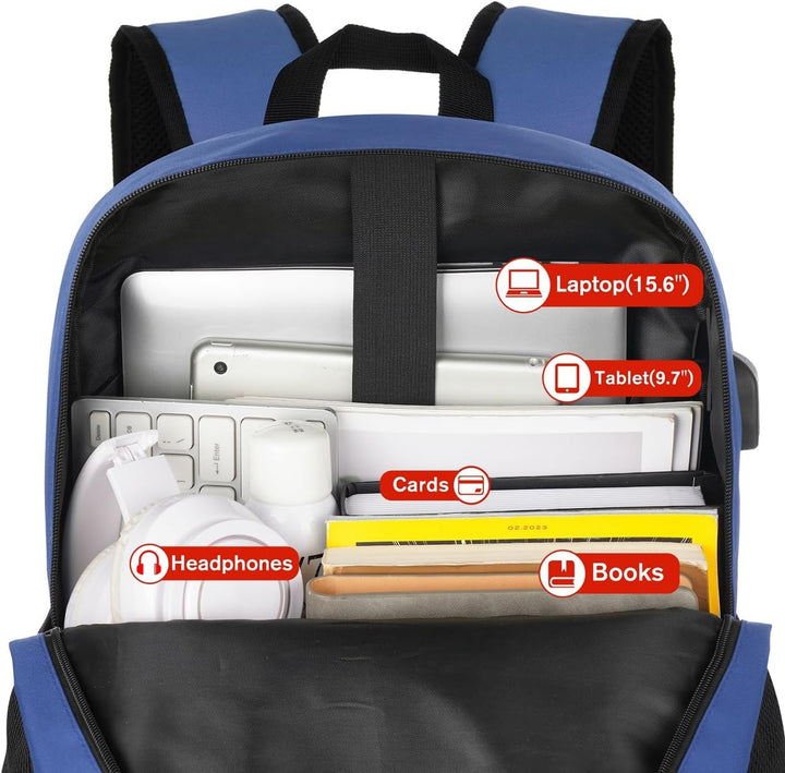 YAMTION 17,3 Zoll Schulrucksack Jungen Teenager Rucksack Herren,Schultasche Schulranzen Rucksack Sch