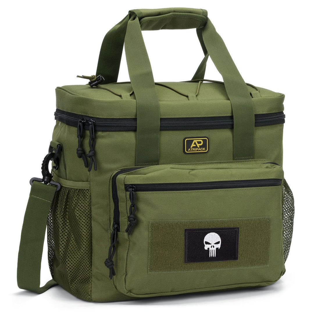 Taktische Lunch-Tasche für Männer, Isolierte und Auslaufsichere Lunchbox mit MOLLE-System, Grosse Kü