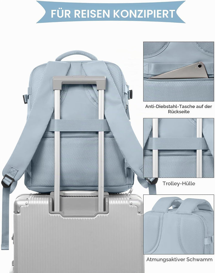 SZLX Vakuum Rucksack 40x30x20 Wizz air Handgepäck Rucksack 40x20x25 für Ryanair Vakuum Reiserucksack