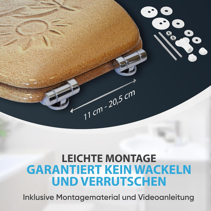 Sanilo WC Sitz mit Absenkautomatik, viele neue Toilettendeckel zur Auswahl, hochwertige Oberfläche,