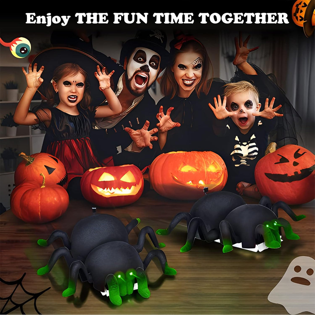 OBEST Ferngesteuerte Spinne Spielzeug mit Wandkletterfunktion, Wand und Boden Dual-Mode Halloween Sp