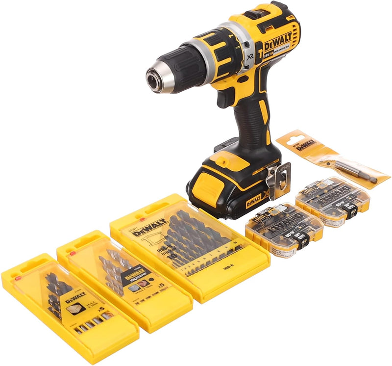 DeWalt XR Akku-Schlagbohrschrauber Set DCK795S2T – Schlagbohrmaschine mit 2-Gang-Vollmetallgetriebe