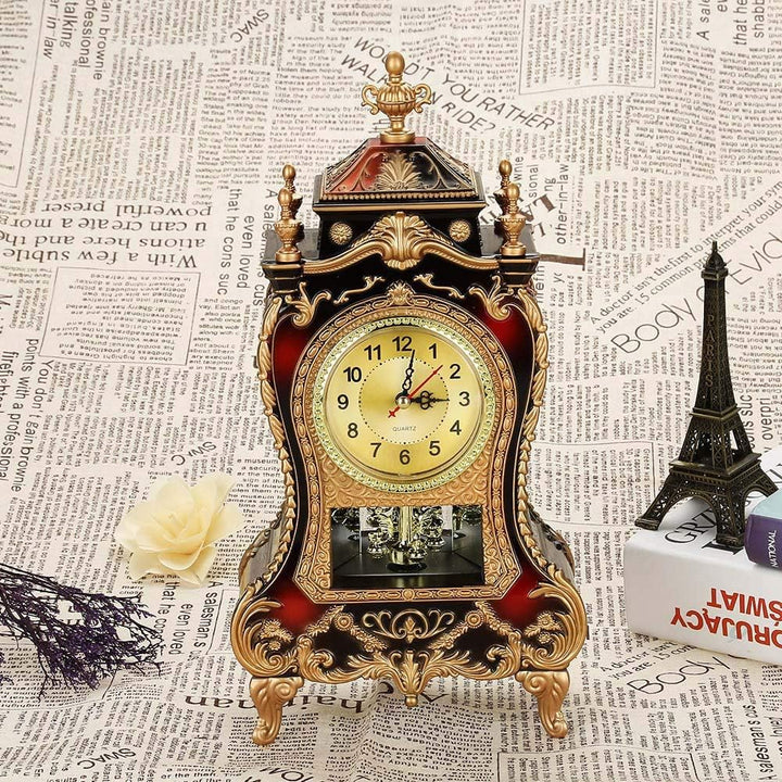 Tbest kaminuhr mit Westminster, Kaminuhren Für Wohnzimmer Vintage, Vintage Uhr Vintage Stil Kunststo