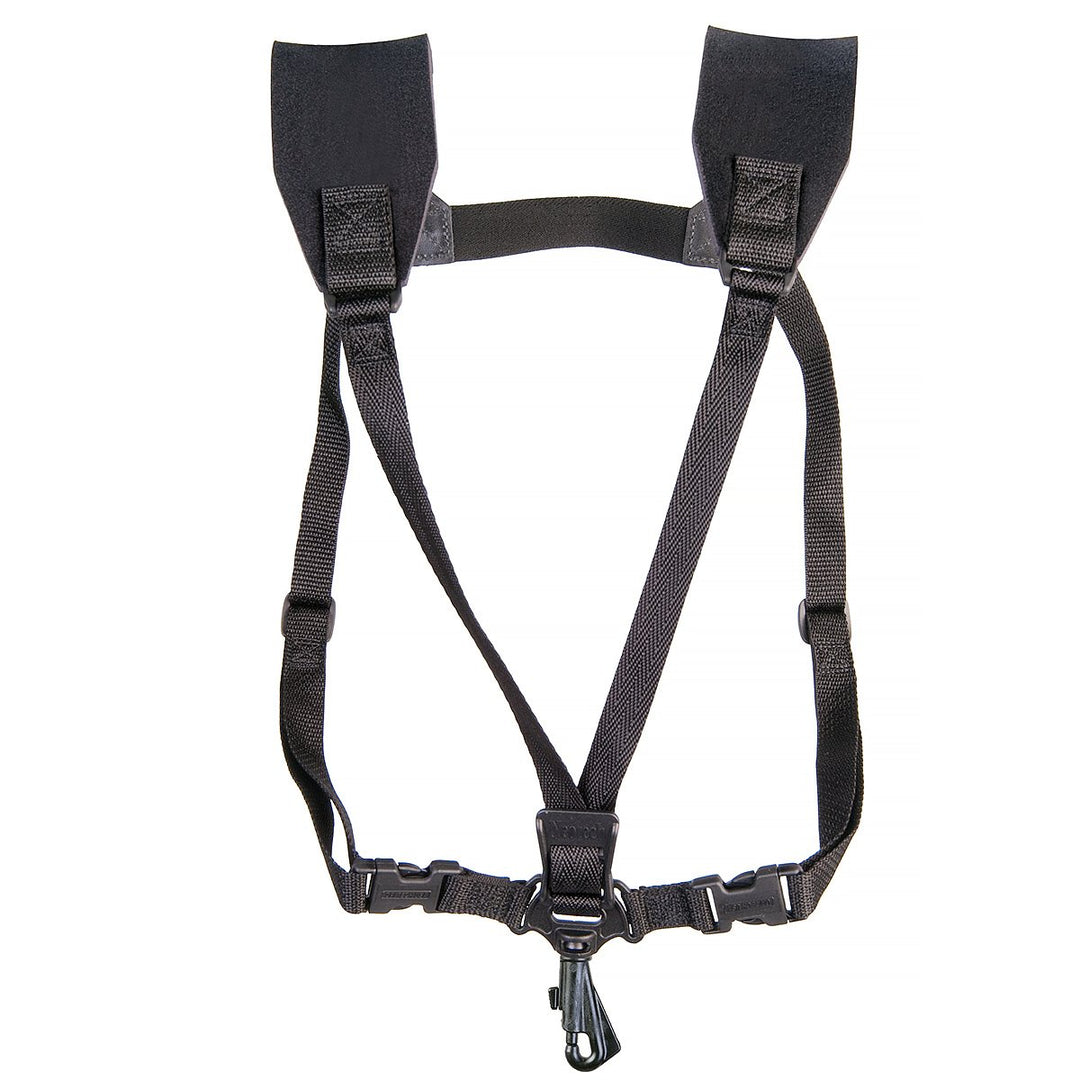 Neotech Saxophongurt Soft Harness Schwarz Junior, Länge 21-31,2cm Junior Drehbarer Haken, Junior Dre