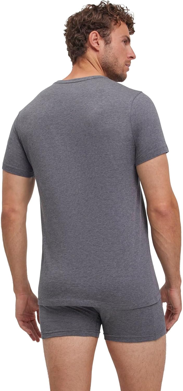 FALKE Herren Daily Comfort 2-Pack Round Neck Unterwäsche bequemes Unterhemd hautfreundlich Kurzarm m