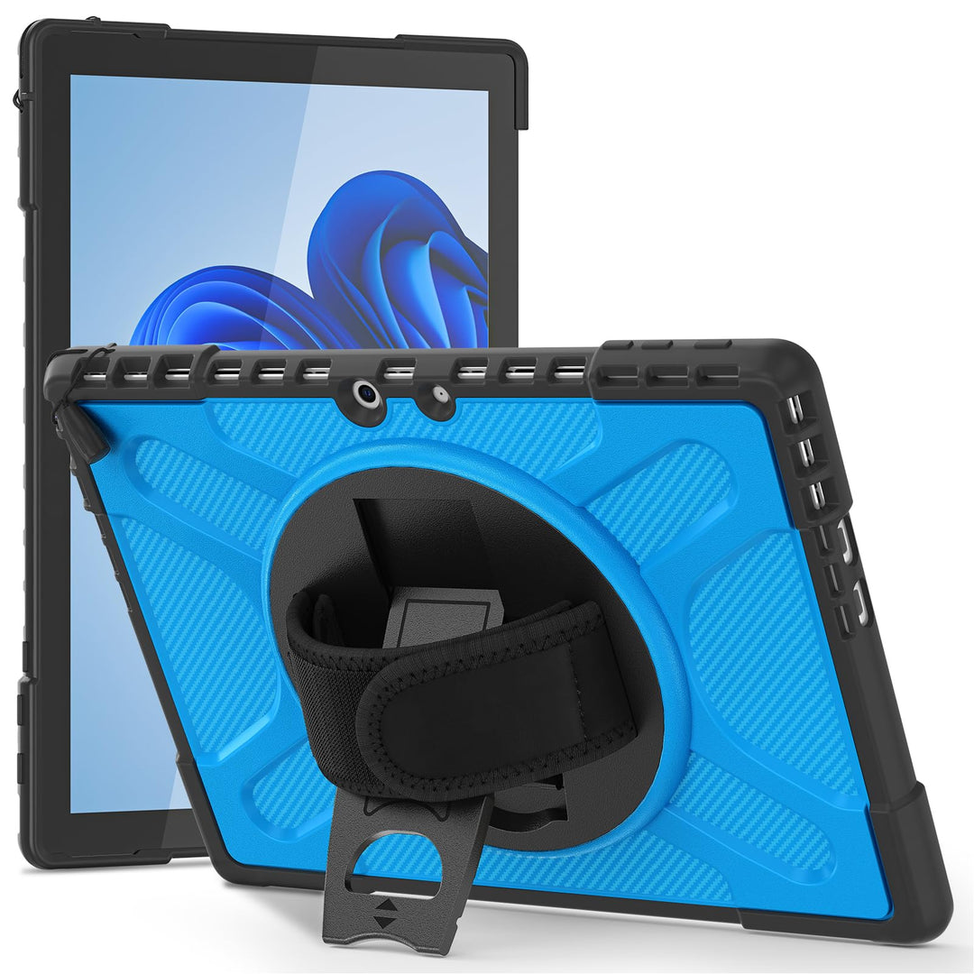 Fintie Hülle für Microsoft Surface Pro 11/10/ 9 (2024-2022) 13 Zoll, 360° Drehbare Ständer und Handg