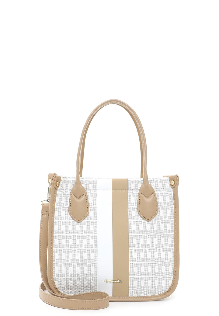 Tamaris Shopper Liz 32323 Damen Handtaschen Print Einheitsgrösse Lighttaupe, Einheitsgröße
