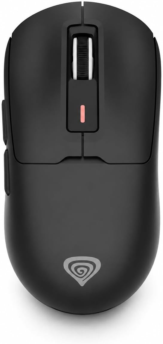 Genesis Zircon 660 Wireless Gaming Maus, 12000 DPI, Triple Mode, Schwarz, Schwarz