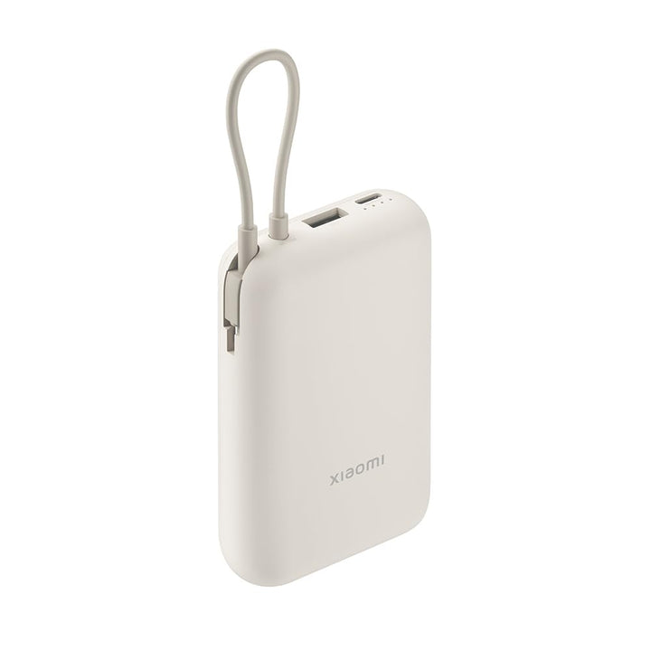 Xiaomi 22.5W Power Bank mit Integriertem Kabel - 10000mAh, Schnellladefunktion, lädt 3 Geräte gleich