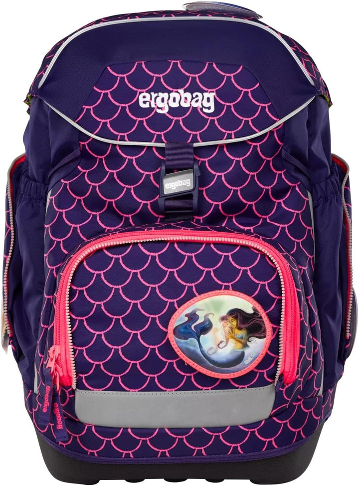 ergobag Pack Set ergonomischer Schulrucksack flexibel 6-teilig Set 1. Klasse Grundschule für Mädchen