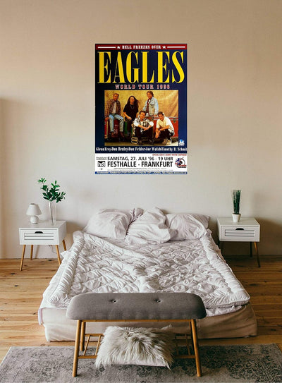 The Eagles - Hell Freezes Over, Frankfurt 1996 » Konzertplakat/Premium Poster | Live Konzert Veranst