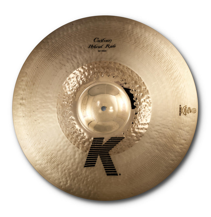 Zildjian K Custom Series - 21" Hybrid Ride Cymbal, Mehrfarbig 21 Zoll Hybrid Ride, 21 Zoll Hybrid Ri