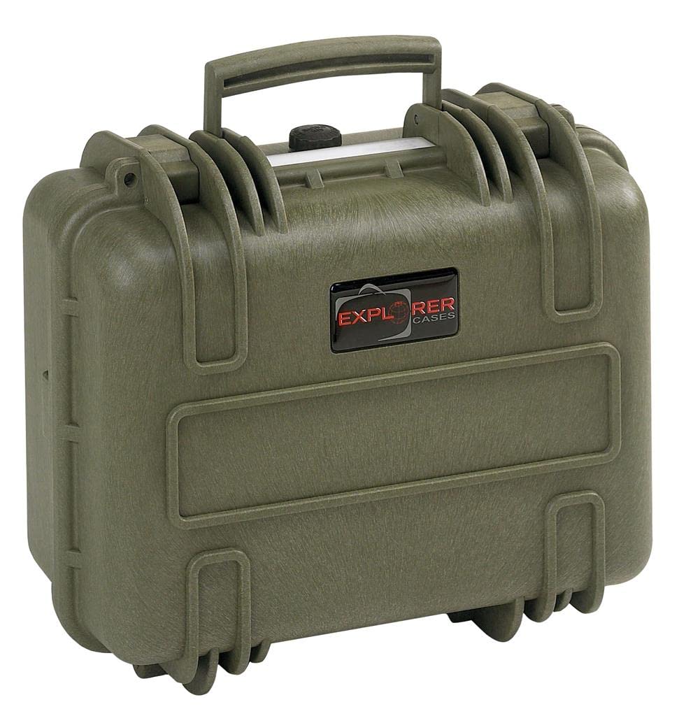 Explorer Cases 3317.G Olive Drab (Grün) Koffer mit vorgewürfeltem Schaumstoff-Set Mehrfarbig/Meeresw