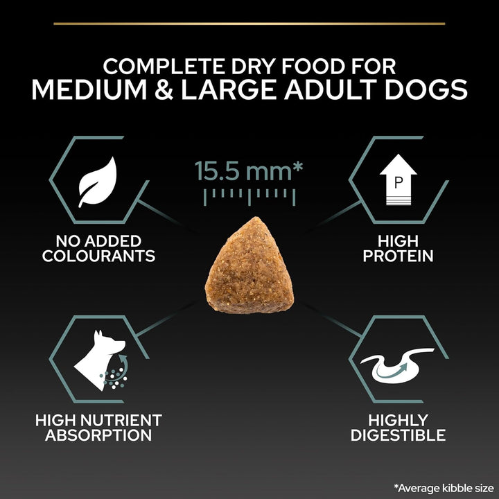 PURINA PRO PLAN GRAIN FREE Medium & Large Adult Sensitive Digestion, Hundefutter trocken, reich an T