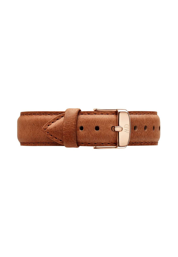 Daniel Wellington Classic Durham, Hellbraun/Roségold Uhrenarmband, 18mm, Leder, für Damen und Herren