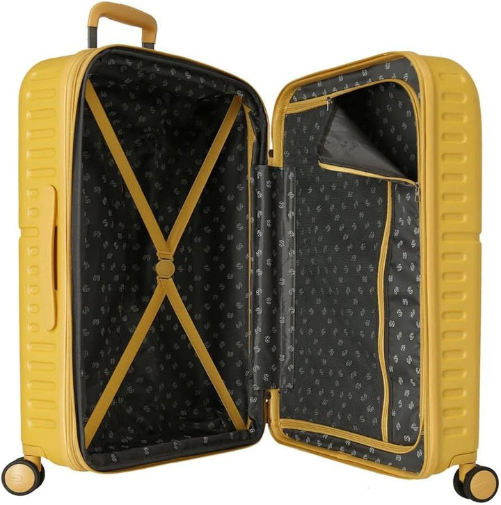 Pepe Jeans Kofferset, 48 x 70 x 28 cm, gelb, 48x70x28 cms, Kofferset Koffer einstellen Ocker, Koffer