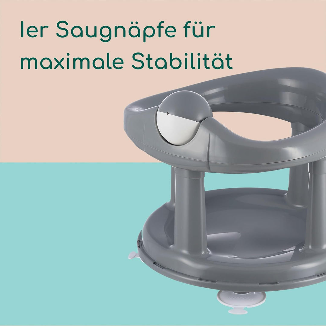 Bebeconfort Drehbarer Badewannensitz, Badewannensitz, Ergonomisch, 6 Monate bis 12 Monate, 0-10 kg,
