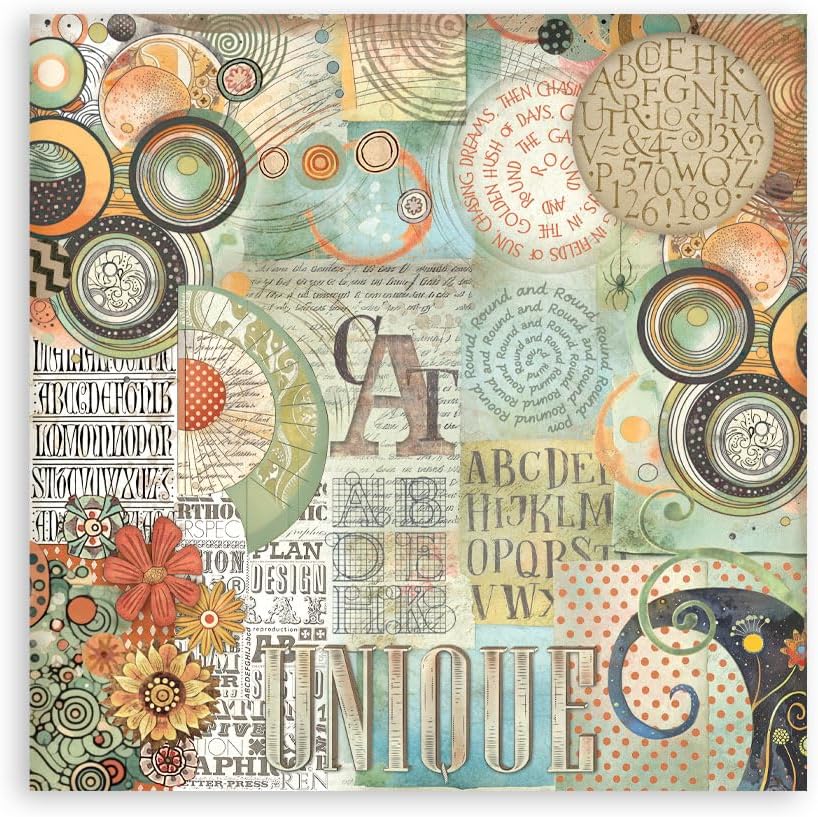 Stamperia - Scrapbook Paper Pad for Scrapbooking, Albums, Card Making, Bullet Journalling and More,