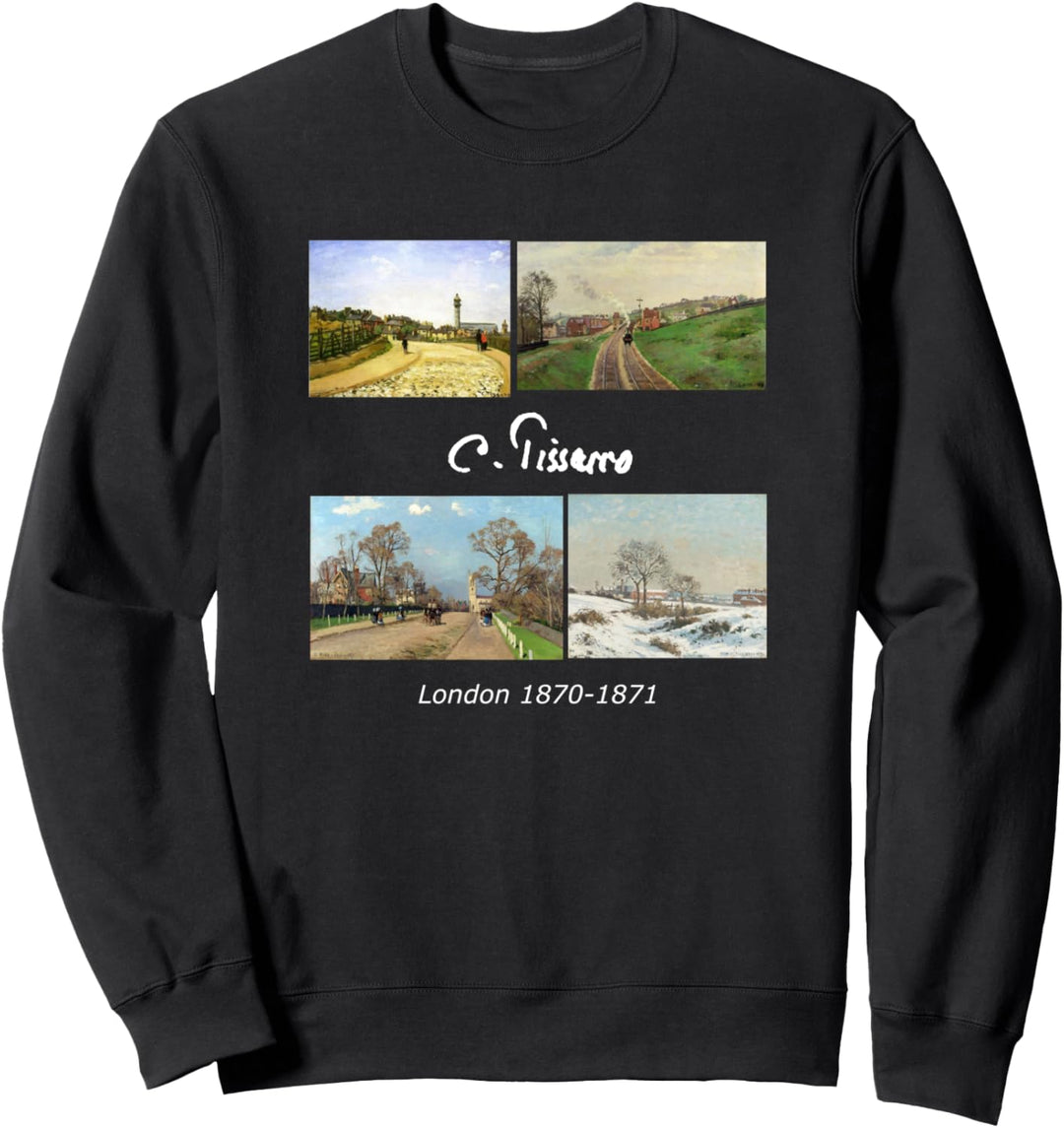 Pissarro Paintings London Berühmte Kunst 1870 bis 1871 Sweatshirt