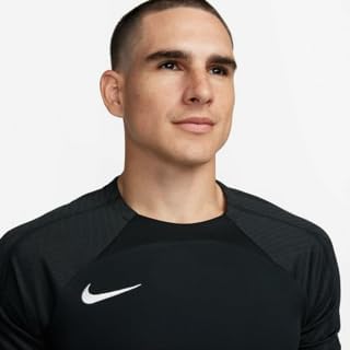 Nike Herren M Nk Df Strke Iii JSY Ss T-Shirt S Black/Black/Black/White, S Black/Black/Black/White
