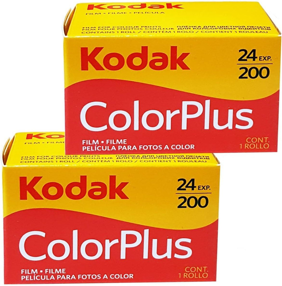 2X 1A PHOTO PORST Kodak Color Plus Kleinbildfilm 200 ISO, je 24 Aufnahmen