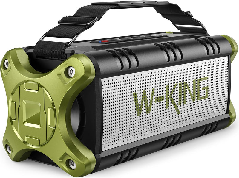 W-KING 50W(70W Gipfel) Bluetooth Lautsprecher IPX6 Wasserdicht, 24 Stunden Laufzeit, 8000mAh Power B