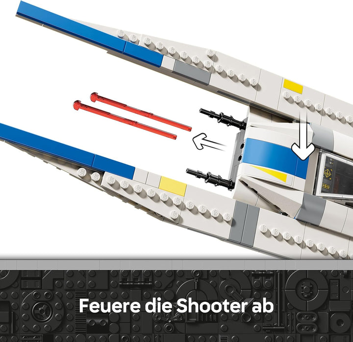 LEGO Star Wars 75399 Rebel U-Wing Starfighter - Spielzeug mit Schwenkflügelfunktion & 3 Minifiguren