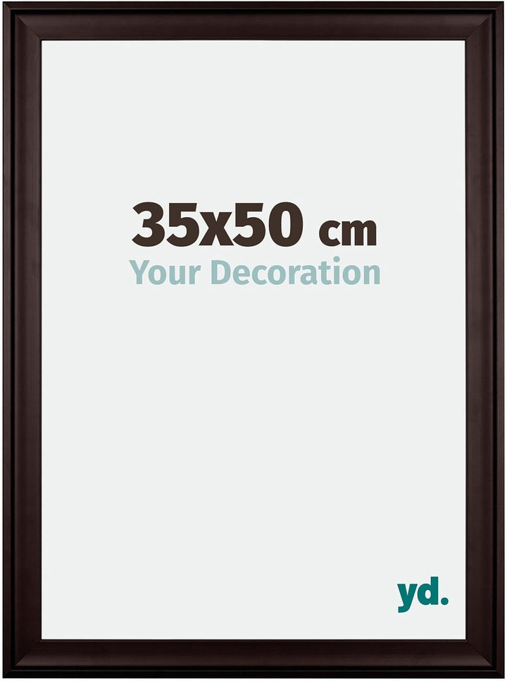 yd. Your Decoration - Bilderrahmen 35x50 cm - Bilderrahmen aus Holz mit Acrylglas - Antireflex - Aus