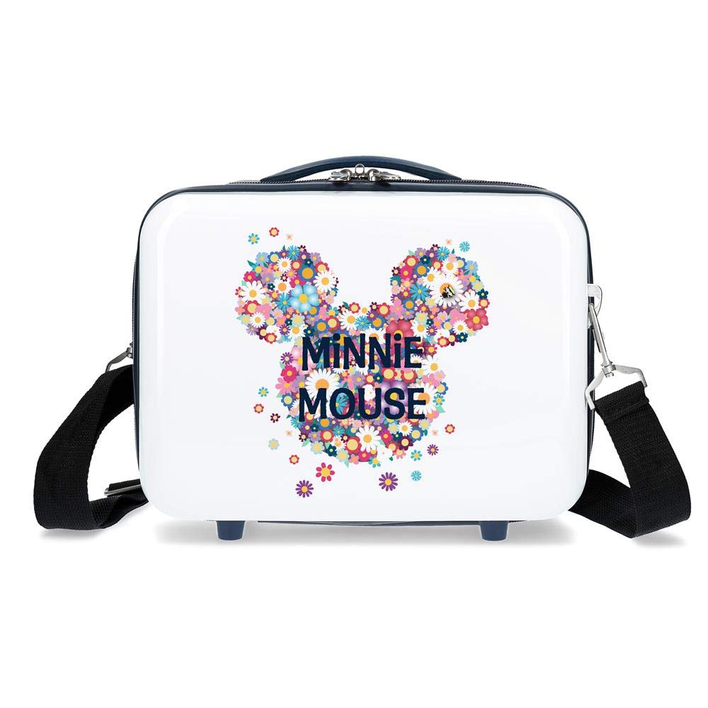 Disney Minnie Sunny Day Anpassungsfähiger Schönheitsfall Blau 29x21x15 cms ABS Neceser Flores Necese
