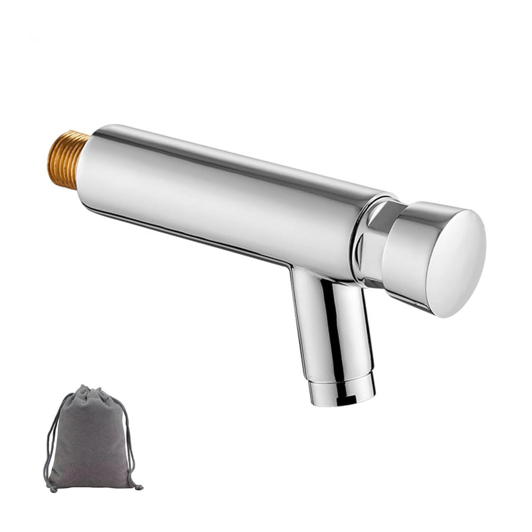 Wandmontage, ein Loch, automatisches Schliessen, Wassersparer, kalter Wasserhahn, Kupfer, öffentlich