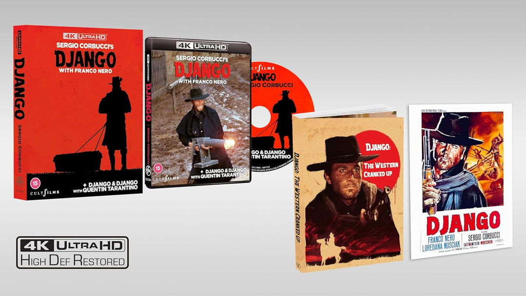 Django (Limited Collector's Edition) 4K Ultra HD (Region Free) [HD DVD] [Blu-ray], Blu-ray