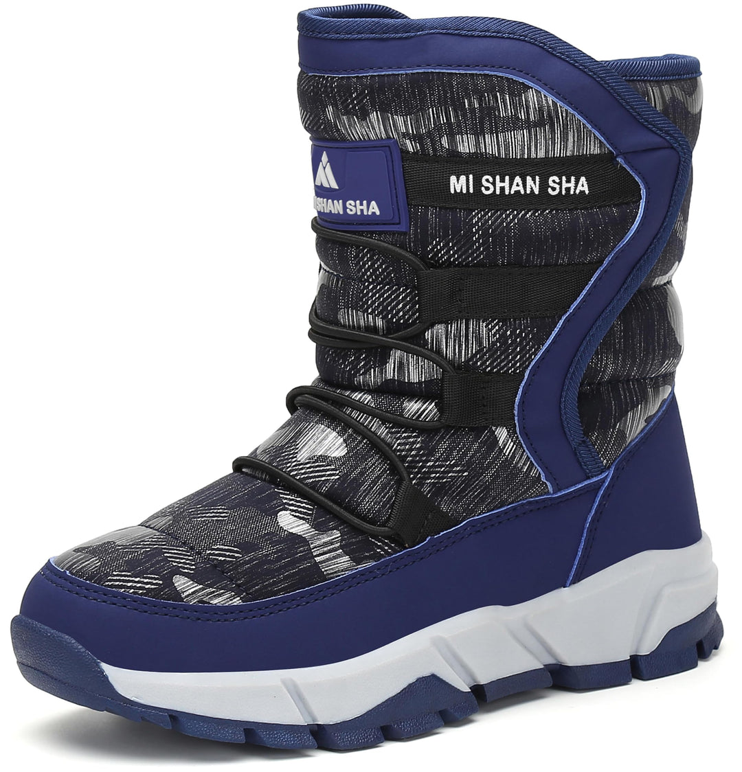 Kinder Winterstiefel Jungen Schneestiefel Mädchen Warm Gefütterte Rutschfeste Winter Snowboots Outdo