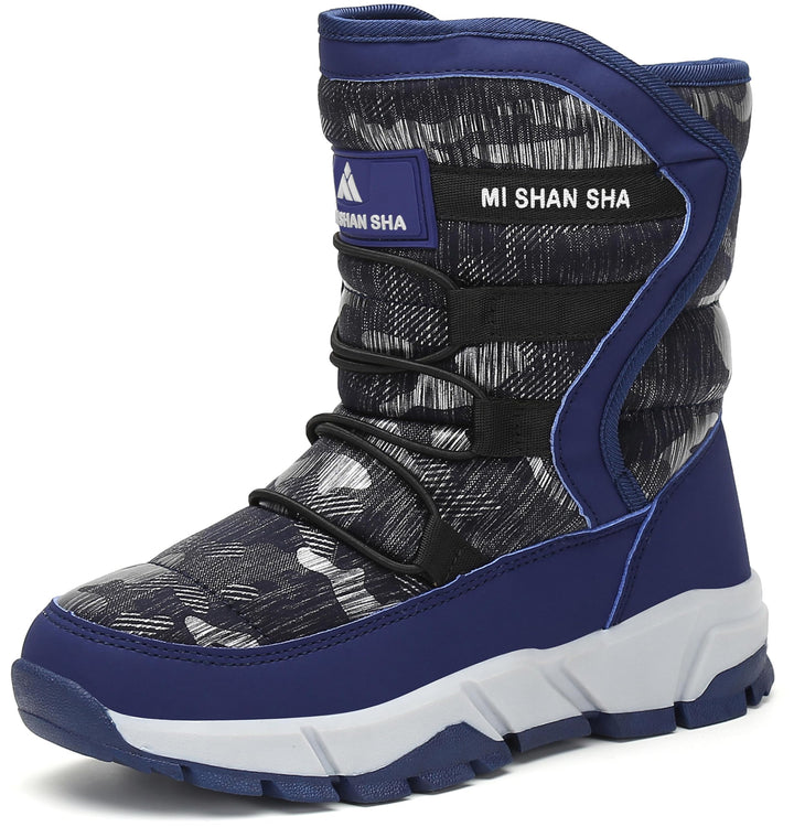 Kinder Winterstiefel Jungen Schneestiefel Mädchen Warm Gefütterte Rutschfeste Winter Snowboots Outdo