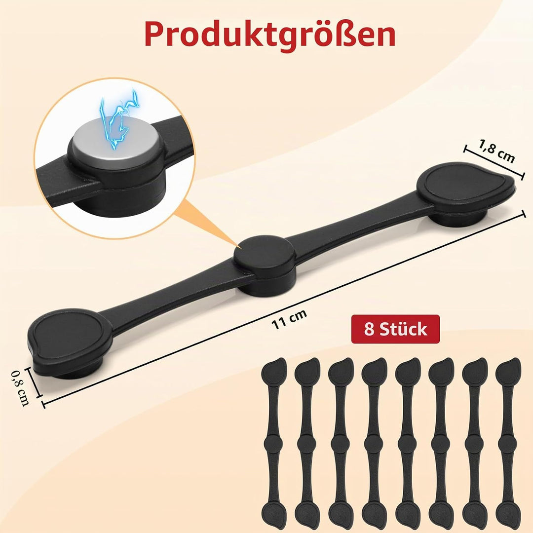 Alyvisun 8 Stück Magnete für Airfryer Backpapier, Wiederverwendbare Airfryer Magnete für Backpapier,