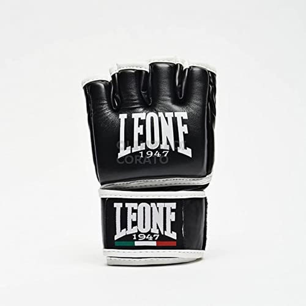 Leone1947 Unisex's MMA Gloves Contact L Schwarz, L Schwarz