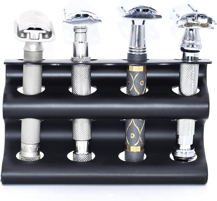 Parker Safety Razor Double Edge Safety Razor Stand - Hält Vier Razors - ideal für Parker, Merkur, Gi