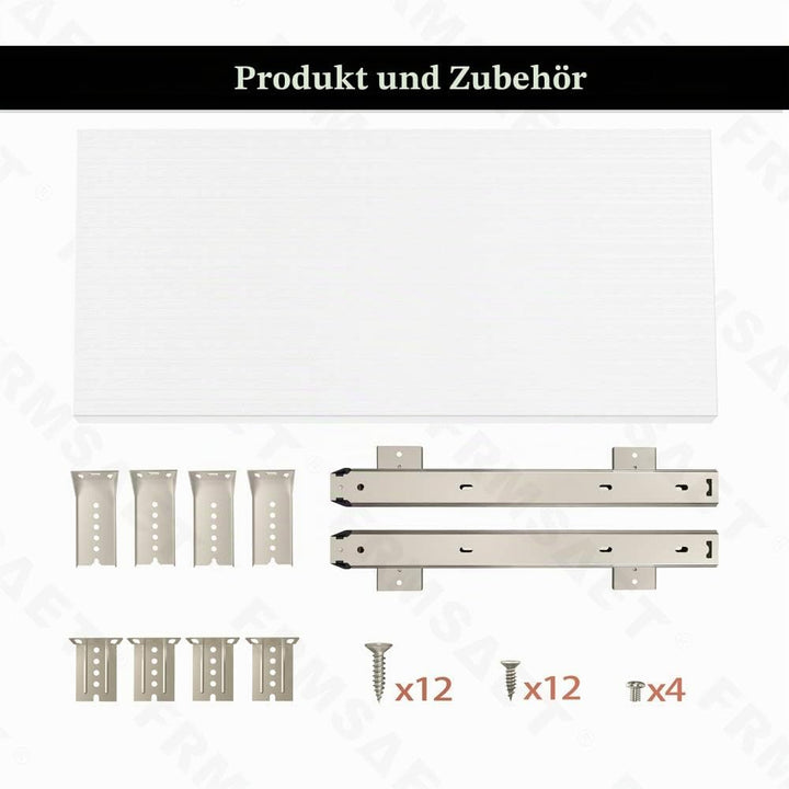 FRMSAET Möbelzubehör Büroproduktanzüge Hardware 53 cm / 60 cm / 76 cm Tastatur Schubladenfach Holzha