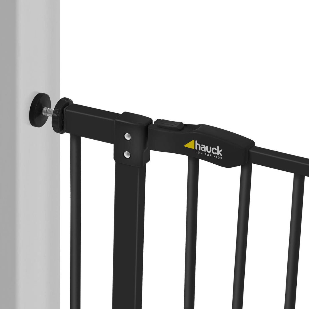 Hauck Türschutzgitter / Treppenschutzgitter für Kinder Close N Stop Safety Gate inkl. 9 cm Verlänger
