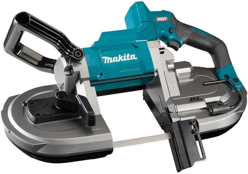 Makita PB002GZ Akku-Bandsäge 40V max. (ohne Akku, ohne Ladegerät), Petrol