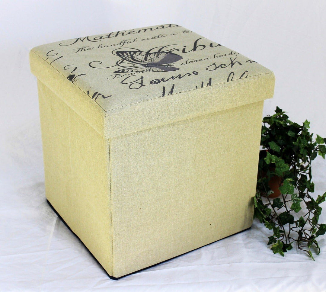 DanDiBo Hocker Faltbarer Sitzhocker 2148 Aufbewahrungsbox 40 cm Sitzwürfel Truhe Korb