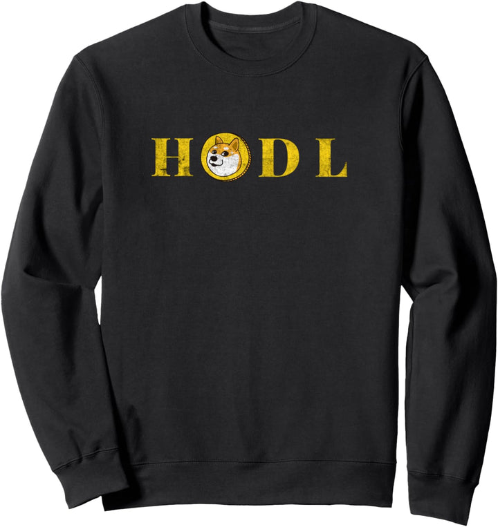 HODL Dogecoin Trading Crypto Cryptocurrency Trader Lustig Sweatshirt