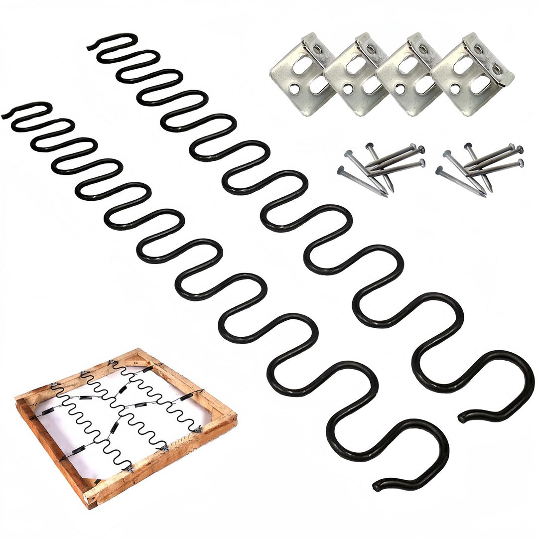 2 Stück Sofa Federn 40cm, Sofa ersatzfedern, Couch Federn, Wellenfedern für polstermöbel, Reparatur-